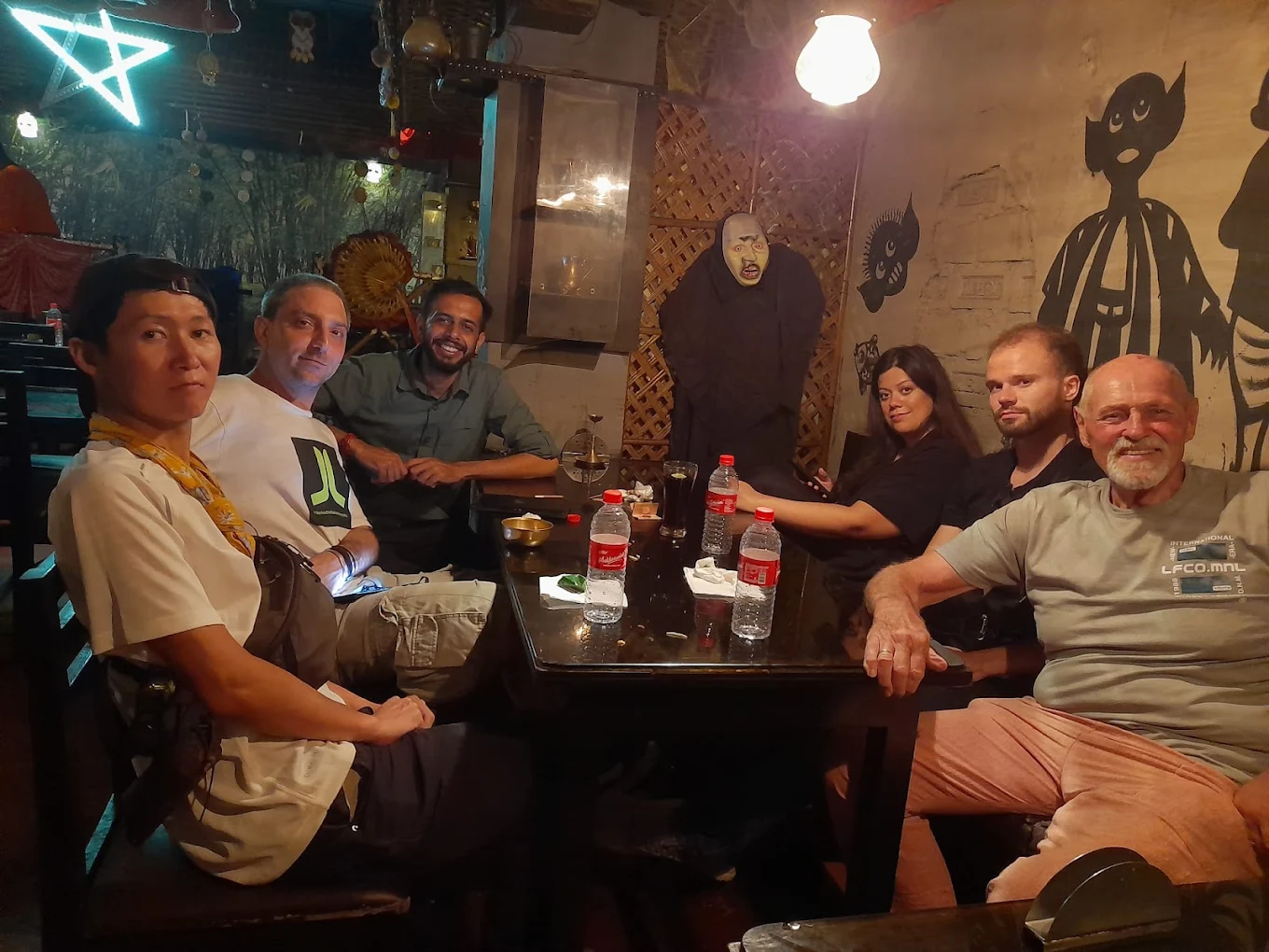 Common area at Calcutta Backpackers, Kolkata's poshtel for budget travelers